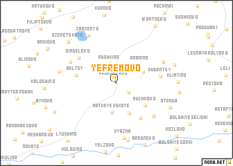 map of Yefremovo