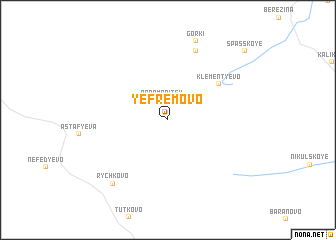 map of Yefremovo