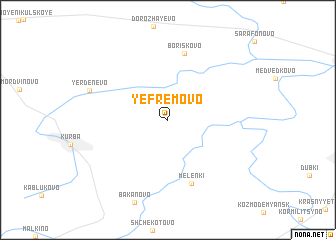 map of Yefremovo