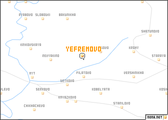 map of Yefremovo