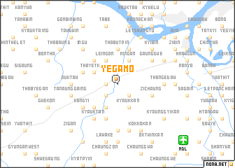 map of Yegamo