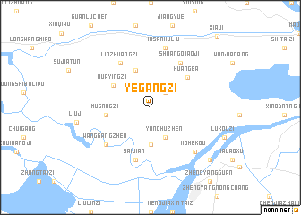 map of Yegangzi