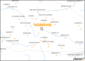 map of Yegarevka