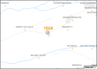 map of Yega