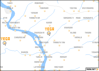 map of Yega