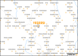 map of Yégéasi