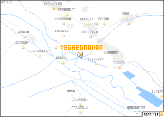 map of Yeghegnavan
