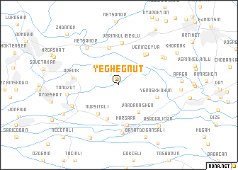 map of Yeghegnut