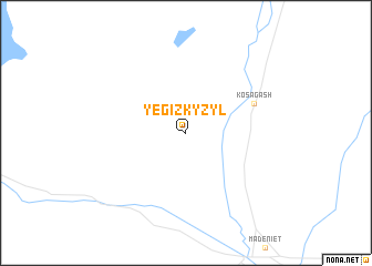 map of Yegizkyzyl