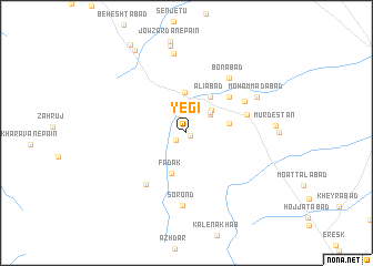 map of Yegī