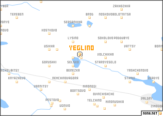 map of Yeglino