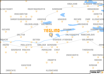 map of Yeglino