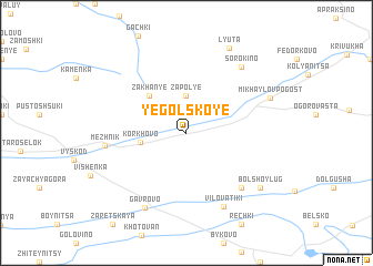 map of Yegol\