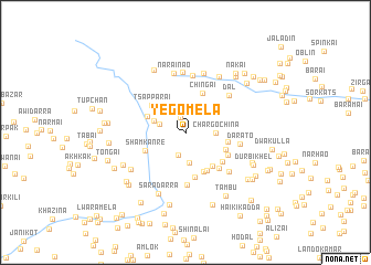 map of Yego Mela