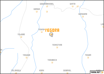 map of Yegora