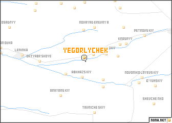 map of Yegorlychek