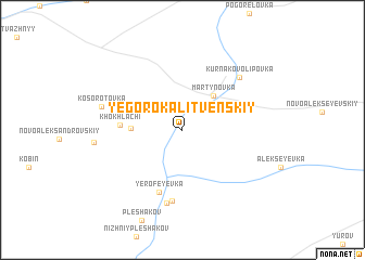 map of Yegoro-Kalitvenskiy