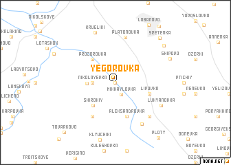 map of Yegorovka