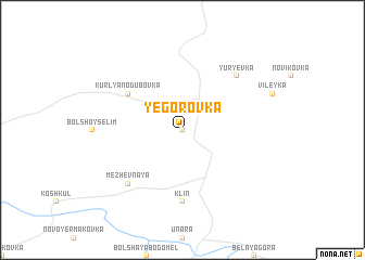 map of Yegorovka