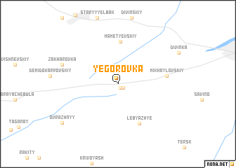 map of Yegorovka