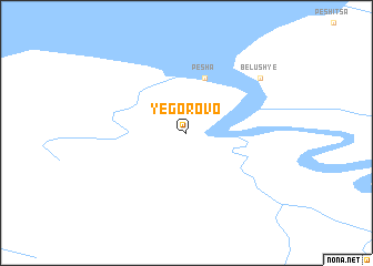 map of Yegorovo