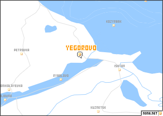 map of Yegorovo