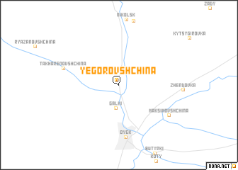map of Yegorovshchina