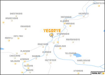 map of Yegor\