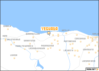 map of Yeguada