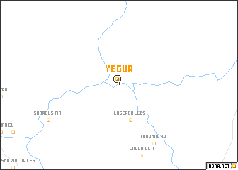 map of Yegua