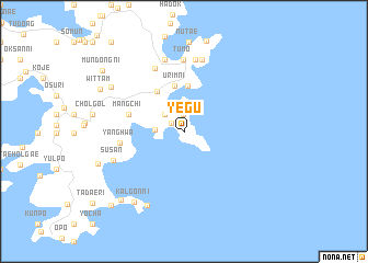 map of Yegu