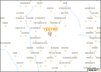 map of Ye-gyan