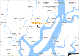 map of Yegyawgyi