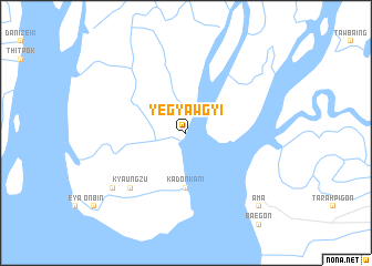 map of Yegyawgyi