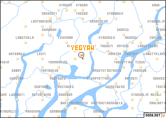 map of Yegyaw