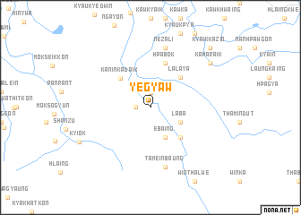 map of Yegyaw