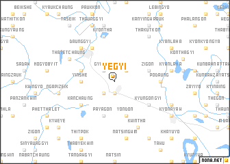 map of Yegyi