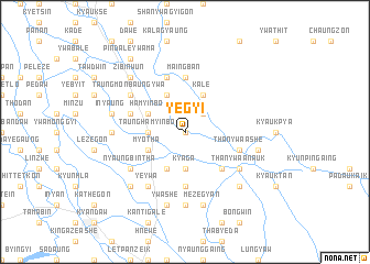 map of Yegyi