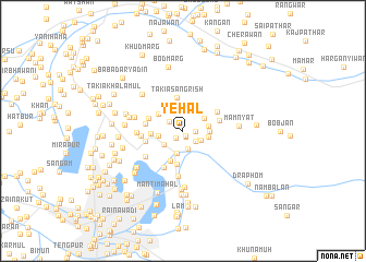 map of Yehal