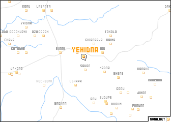 map of Yehidna