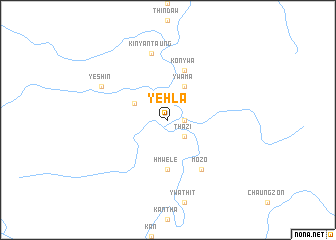 map of Yehla