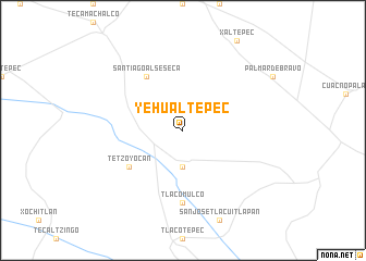 map of Yehualtepec