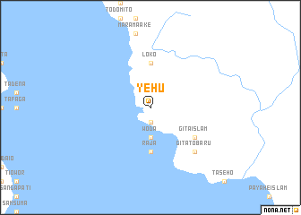 map of Yehu