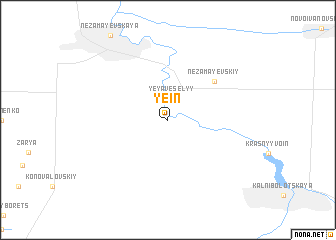 map of Yein