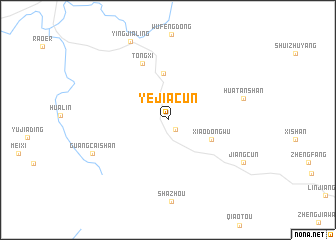 map of Yejiacun