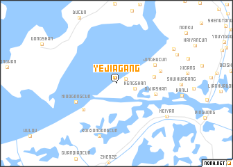 map of Yejiagang