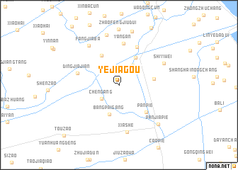 map of Yejiagou