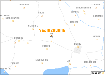 map of Yejiazhuang