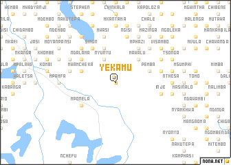 map of Yekamu