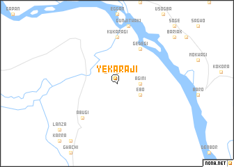 map of Yekaraji